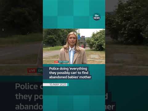 Police doing ‘everything they possibly can’ to find abandoned babies’ mother | ITV News