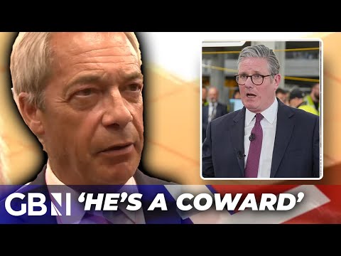 ‘He’s a COWARD!’ Nigel Farage launches SCATHING attack on Starmer just MOMENTS after by-election win