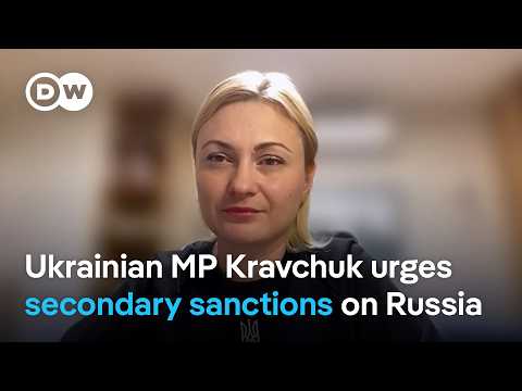 Ukrainian MP Yevheniia Kravchuk tells DW what the US could do to pressure Russia to a ceasefire
