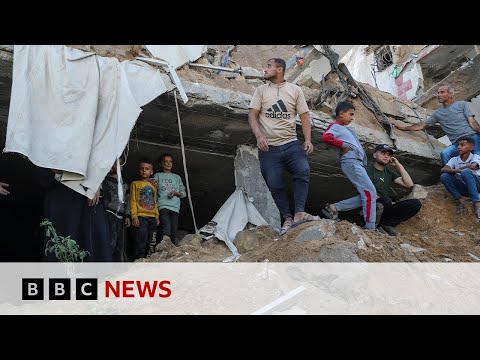 US ‘troubled’ by humanitarian situation in Gaza after Israeli air strikes | BBC News