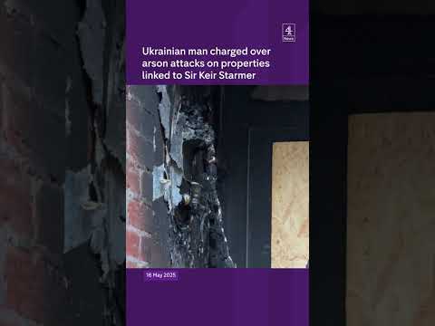 Ukrainian man charged over Starmer fires