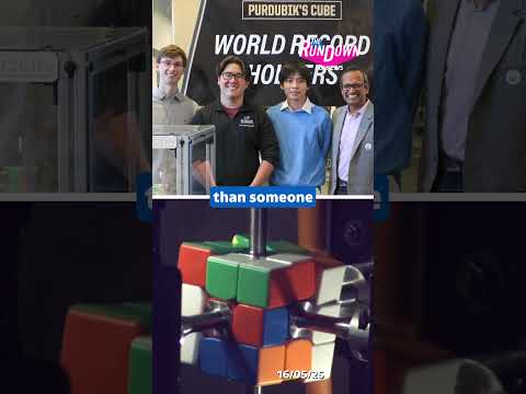 Students at Purdue University made a robot that can solve a Rubik’s Cube in 0.103 seconds #itvnews