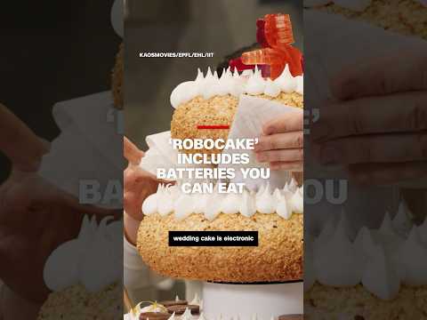 ‘Robocake’ includes rechargeable chocolate batteries you can eat
