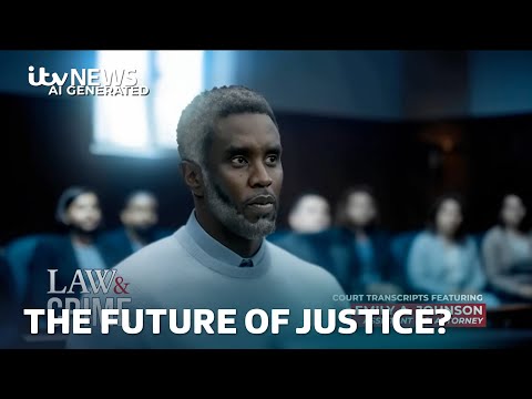 American TV channel recreates the Diddy trial using AI video generator | ITV News
