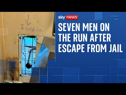 Seven men on the run after audacious escape from New Orleans jail