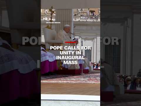 Watch Pope Leo XIV’s inaugural Mass in St. Peter’s Square