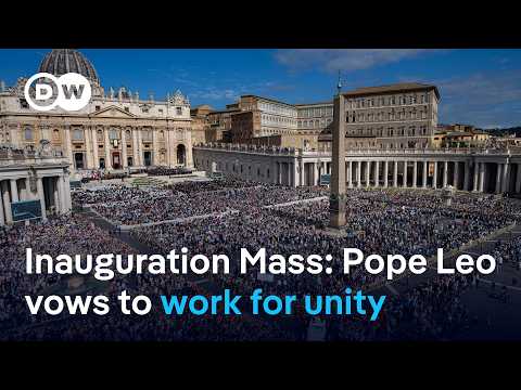 Pope Leo XIV holds inaugural Mass at the Vatican | DW News