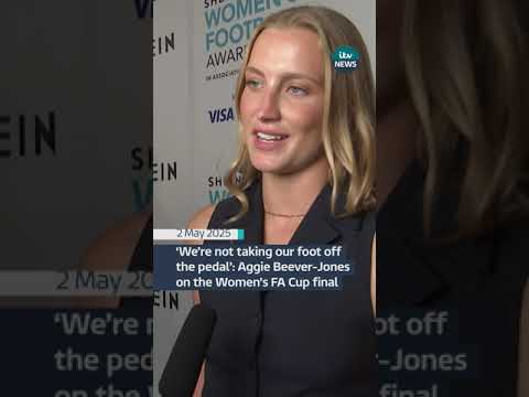 Chelsea’s Aggie Beever-Jones told ITV News about preparing for the Women’s FA Cup final #itvnews
