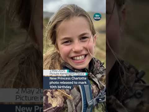 New Princess Charlotte photo released to mark 10th birthday | ITV News  #itvnews