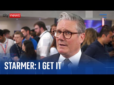 Sir Keir Starmer reacts to Runcorn by-election loss to Reform UK