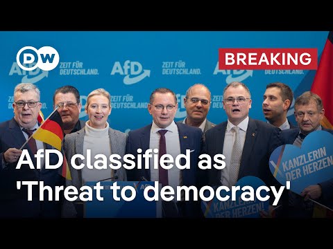 Germany’s domestic intelligence agency classifies AfD as ‘extremist organization’ | DW News