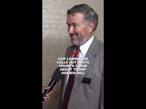GOP lawmaker calls out White House’s claim about Trump agenda bill