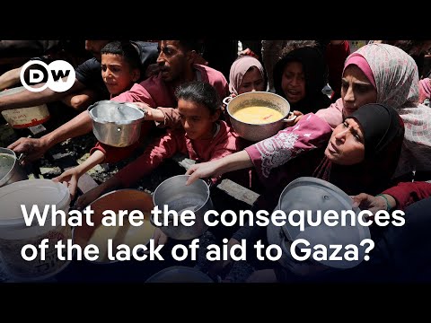 Israel says first few trucks with aid arrive in Gaza | DW News