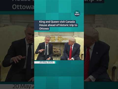 King and Queen visit Canada House ahead of historic trip to Ottowa | ITV News