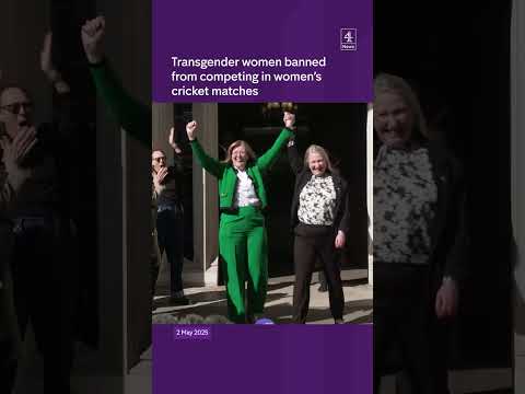 Trans women banned from cricket games