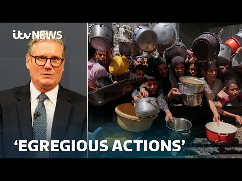 UK condemns Israel’s ‘monstrous’ actions in Gaza and suspends trade talks | ITV News