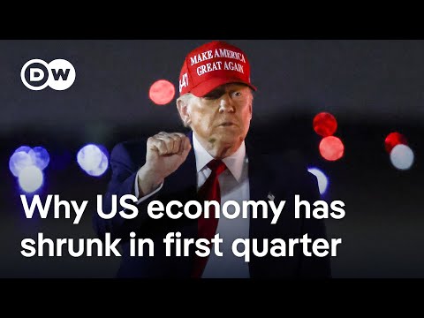 US economy shrinks for first time in three years | DW News
