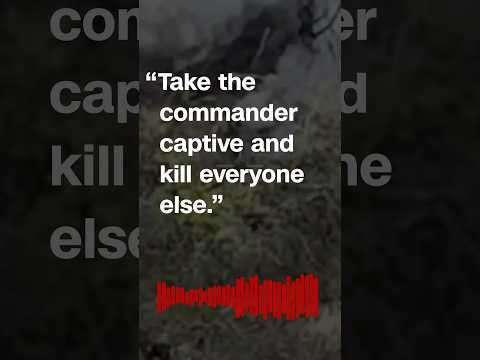 Intercepted Russian radio chatter appears to capture orders to kill surrendering Ukrainians