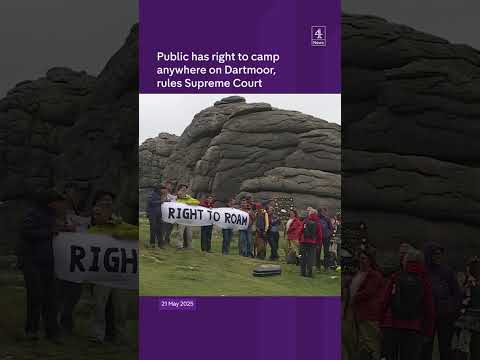 Public has right to camp anywhere on Dartmoor, rules Supreme Court