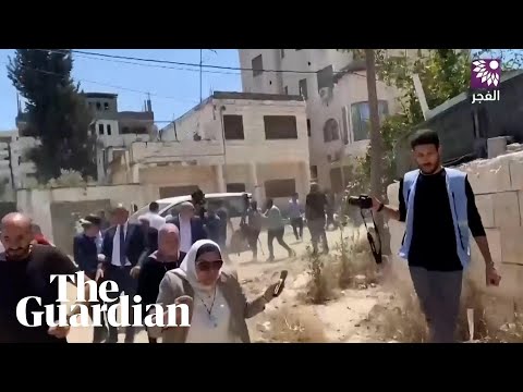 Israeli soldiers fired shots near group of diplomats in West Bank