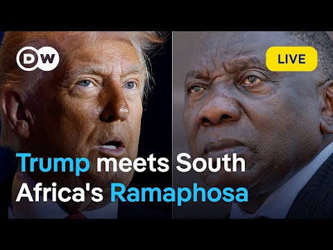 Live: South Africa’s president Ramaphosa visits US president Trump | DW News