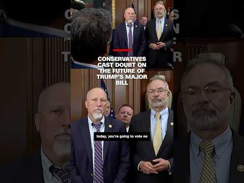 Conservatives cast doubt on the future of Trump’s major bill