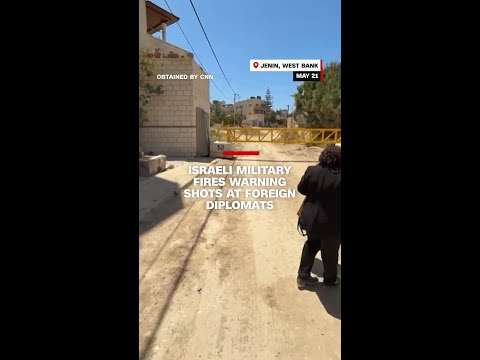 Israeli military fires warning shots at foreign diplomats