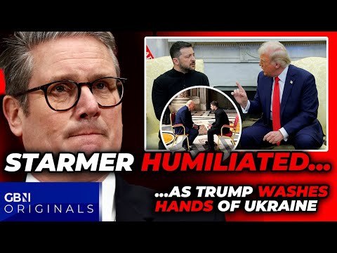 Starmer HUMILIATED as Trump WASHES HANDS of Ukraine: ‘The war is here to STAY!’