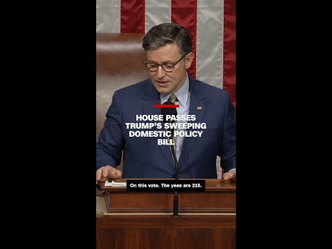 See moment House Republicans passed a major part of Trump’s agenda