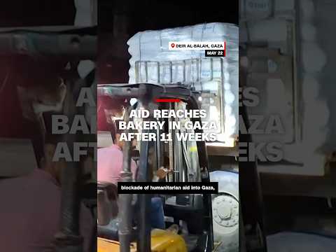 Aid reaches bakery in Gaza after 11 weeks