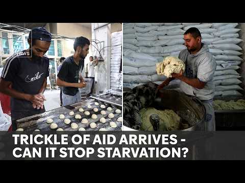 Gaza gets limited aid after Israeli blockade – but is it too late?