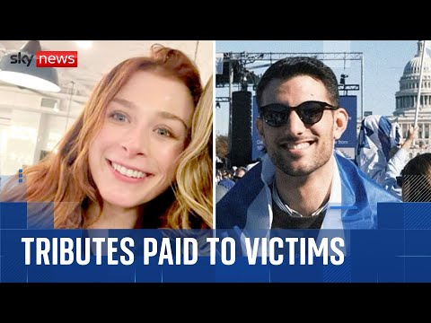 Tributes paid to Israel embassy staff shot dead in Washington DC