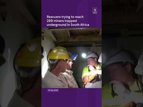 289 worker strapped in South Africa mine