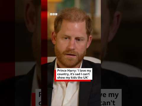 Prince Harry says he can’t see world where wife and children will visit UK. #PrinceHarry #BBCNews