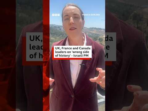 The UK, France and Canada have condemned Israel’s expanded offensive in Gaza. #BBCNews