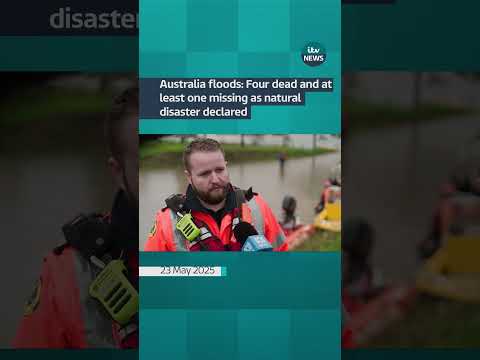 Australia floods: Four dead and at least one missing as natural disaster declared | ITV News