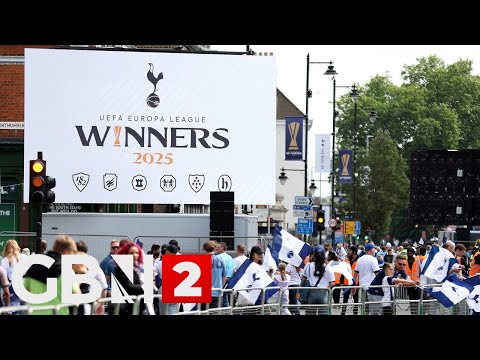 WATCH NOW: Tottenham Hotspur hold a victory parade for Europa League win