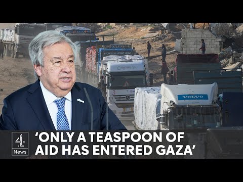 Israel protesters demand more as ‘spoonful of aid’ crosses into Gaza