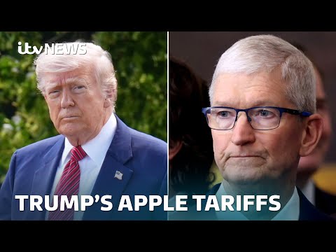 Why has Trump threatened tariffs on Apple and the EU? | ITV News