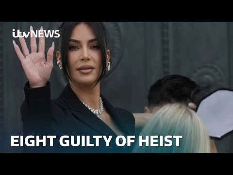 Kim Kardashian trial: Eight found guilty in 2016 robbery at gunpoint in Paris hotel heist | ITV News