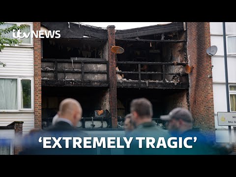 ‘Extremely tragic incident’: Man arrested as mother and three children die in house fire | ITV News