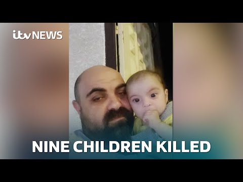 Doctor loses nine children in one airstrike – as Israel bombs 100 targets across gaza | ITV News