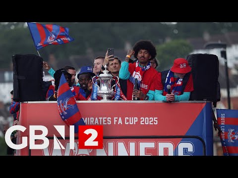 FA Cup winners Crystal Palace FC’s trophy parade