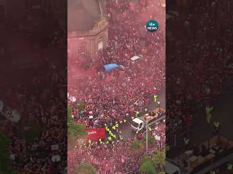 Hundreds of thousands of Reds pack the streets for Liverpool Premier League victory parade #news