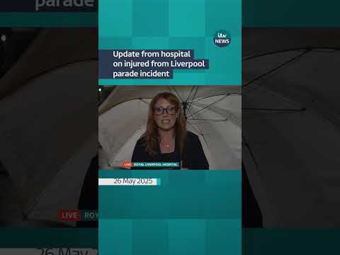 Update from hospital on injured from Liverpool parade incident #itvnews #liverpool #news