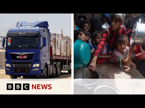 US-backed group says it has begun aid distribution in Gaza | BBC News