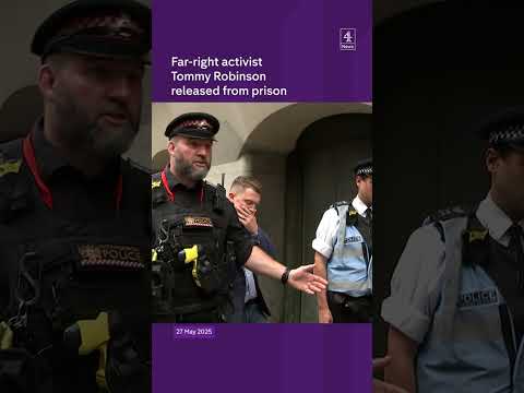 Tommy Robinson released from prison