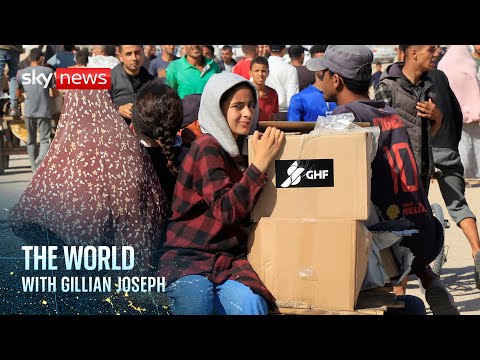 Gaza aid centres overwhelmed | The World with Gillian Joseph