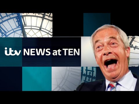 WATCH ITV NEWS AT 10 – Labour and Conservatives suffer major losses to Reform in local elections