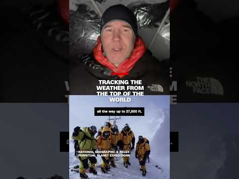 Tracking the weather from the top of the world